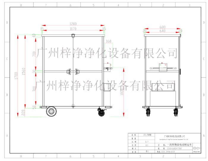一次性物品電動轉(zhuǎn)運車方案設(shè)計示意圖 一次性物品電動轉(zhuǎn)運車方案設(shè)計示意圖
