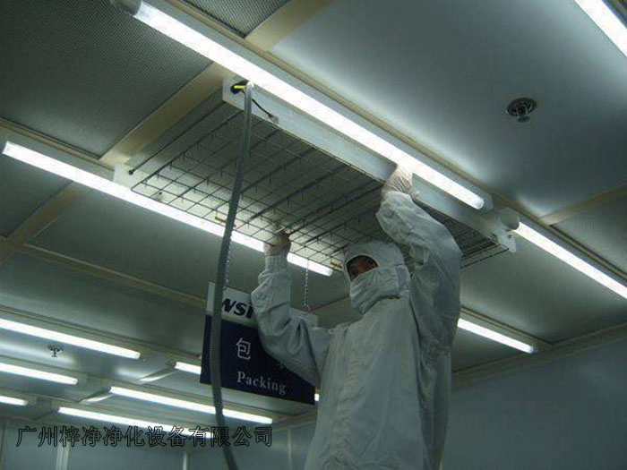 FFU凈化單元安裝現(xiàn)場實拍 FFU凈化單元安裝現(xiàn)場實拍